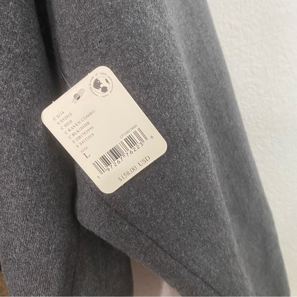 Free People We The Free Midnight Pullover Gray Combo Large New - Picture 9 of 13